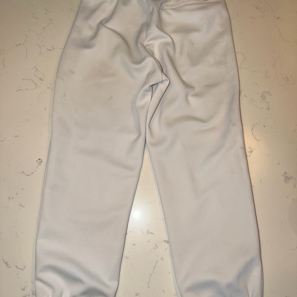 Youth White softball pants